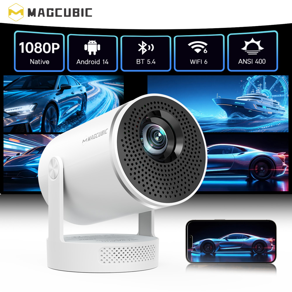 Home Cinema Setup - Проектор Magcubic Android 14 с поддержкой