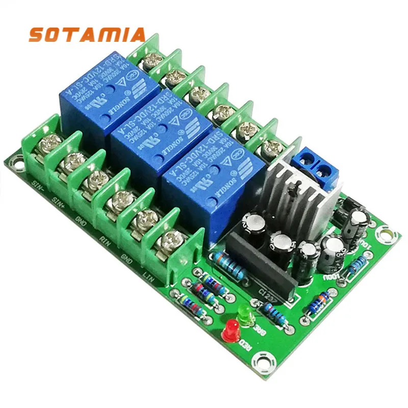 Home Cinema Ampli - SOTAMIA 600W 2.1 Плата защиты аудиоканалов