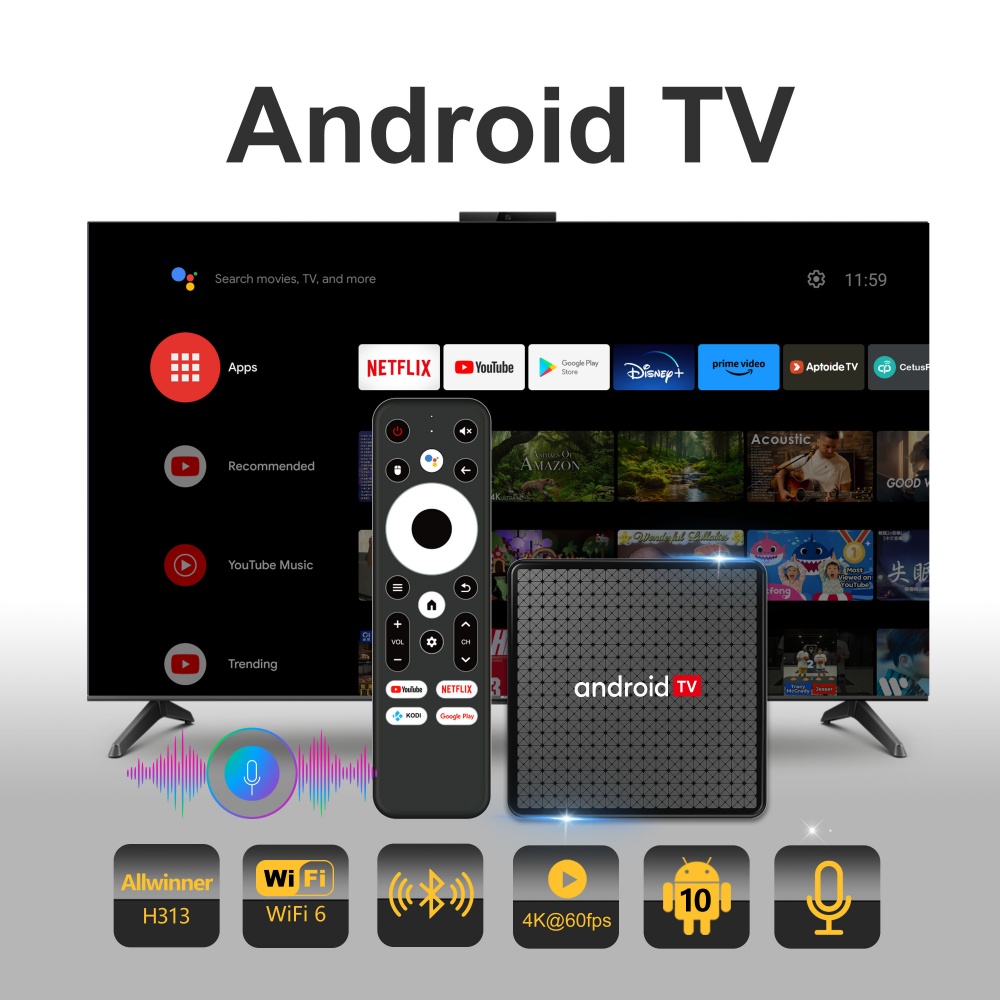 Home Cinema Setup - ТВ-приставка Wudung X5 AndroidTV Allwinner H313
