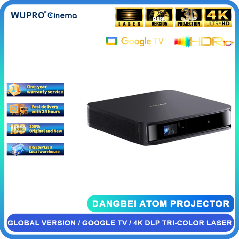 Home Cinema Led Projector - Лазерный проектор Dangbei ATOM, первый Google