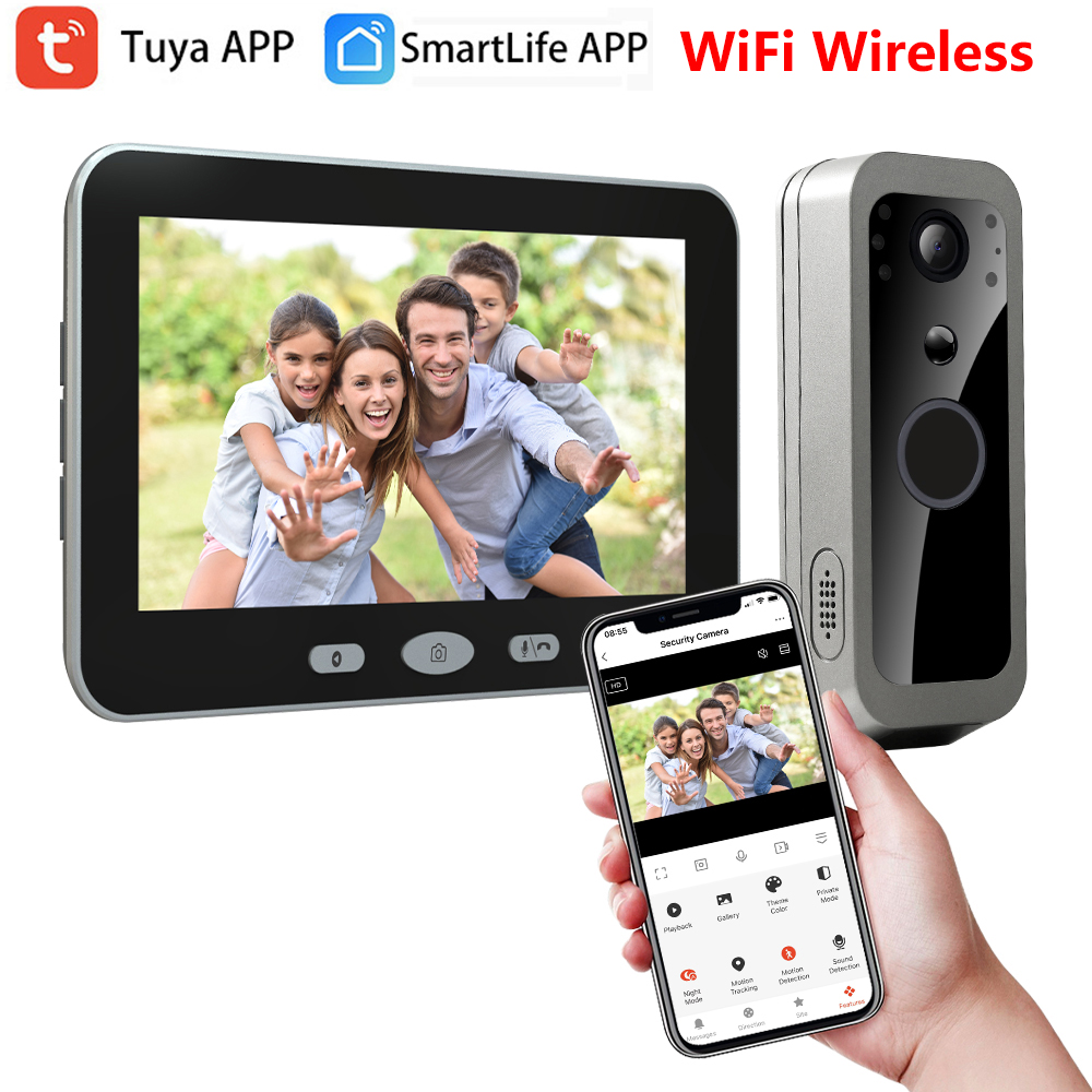 Home Cinema Wireless - Видеодомофон Tuya Smart Life 3 МП