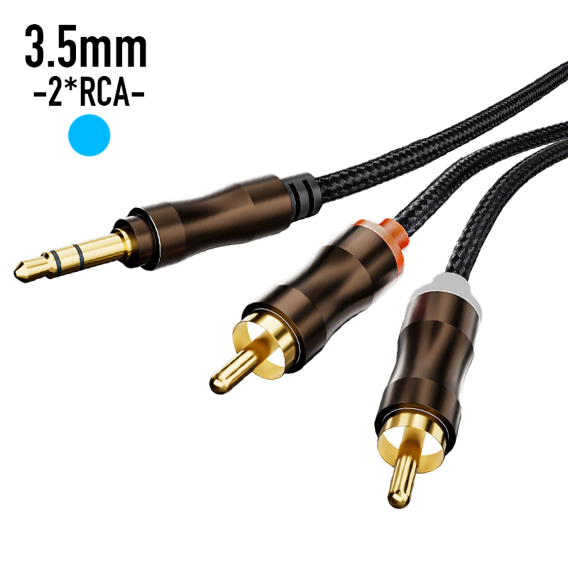 Home Cinema Ampli - Аудиокабель RCA-3,5 мм Jack Aux, Hi-Fi