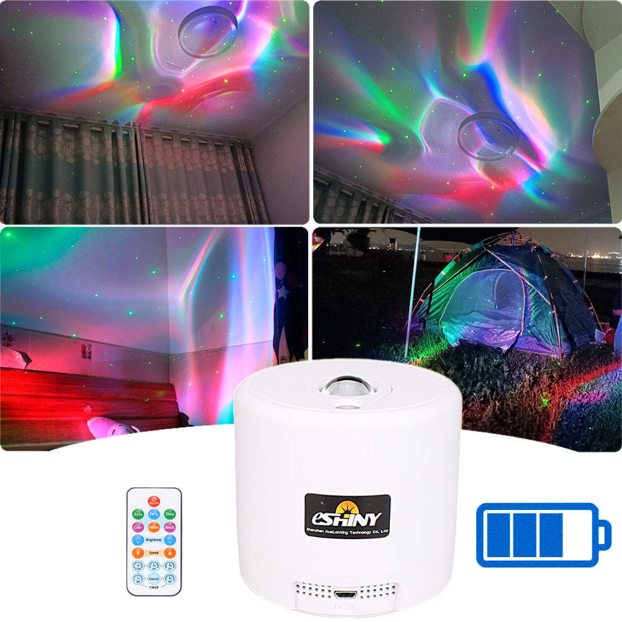 Home Cinema Led Projector - SA204 RGB светодиодный мотивный проектор Авроры,