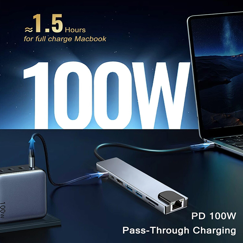 8 в 1 USB-концентратор типа C  – обзор и цена Home Cinema Usb