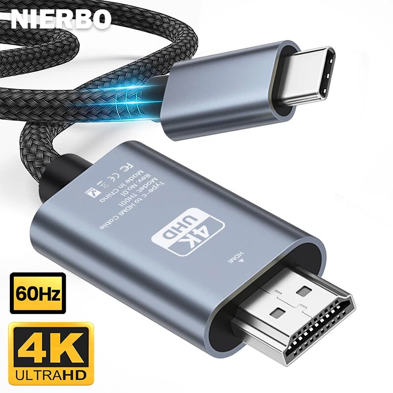 NIERBO USB C — HDMI-кабель 6,6 – обзор и цена Home Cinema Usb