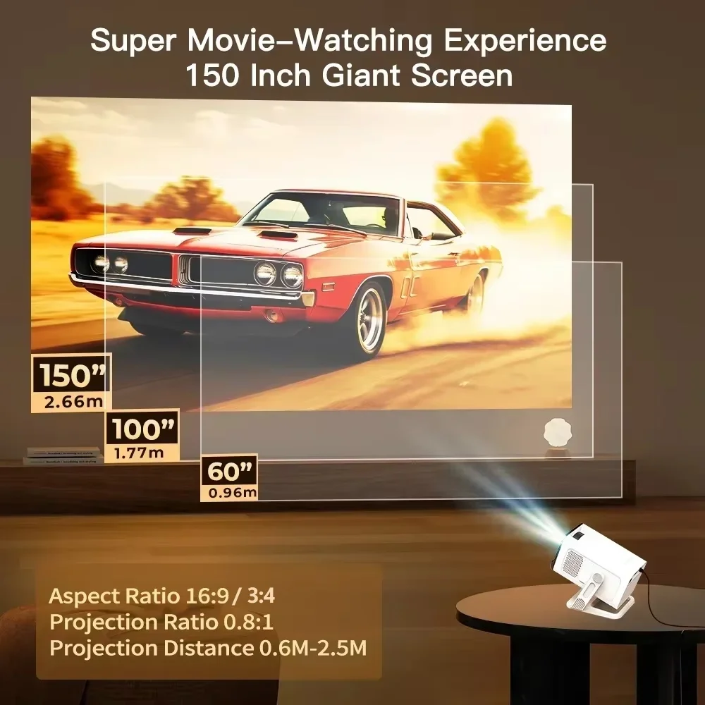 Мини-проектор с Wi-Fi 6 и BT5. – обзор и цена Home Cinema Led Projector