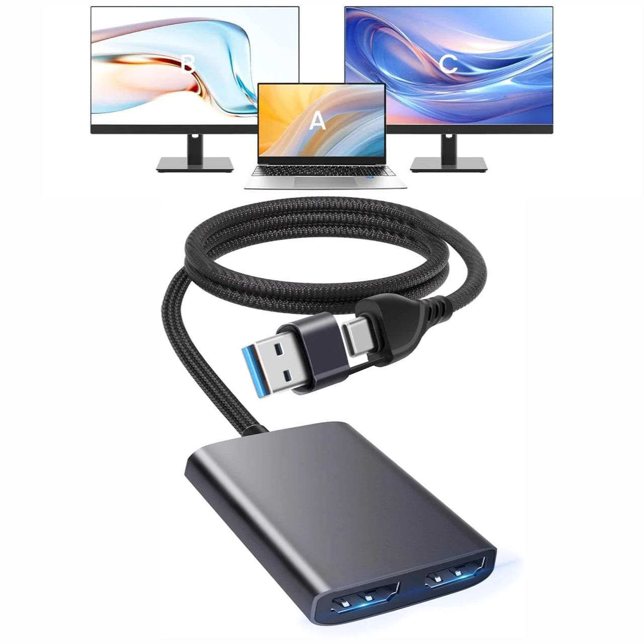 Адаптер-сплиттер USB C/A 3.0 н – обзор и цена Home Cinema Usb