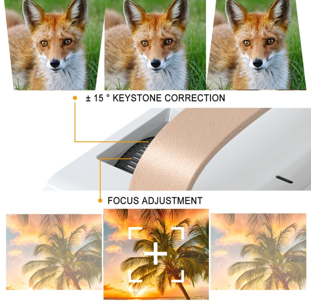 Портативный умный проектор 4K, – обзор и цена Home Cinema Led Projector